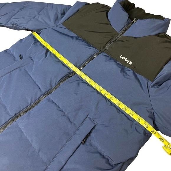 Levi’s Mens Retro Arctic Cloth Retro Bubble Puffer Jacket Size 2XL Coat - Picture 10 of 13